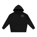 Outline Logo Oversize Fleeced Hoodie